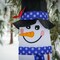 In the Breeze Lil' Snowman 3D 40 Inch Windsock - Hanging Winter Decoration - Outdoor Holiday décor